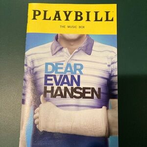 Playbill: Dear Evan Hansen
